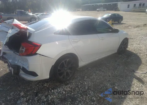 2020 Honda Civic Sport из США, поврежденный, VIN 2HGFC2F86LH572492